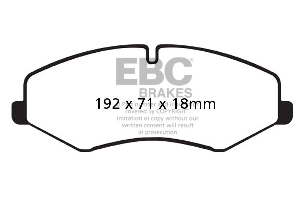 Stabdžių kaladėlės EBC "Ultimax" DPX2060