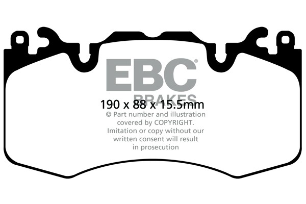 Stabdžių kaladėlės EBC "Ultimax" DPX2064