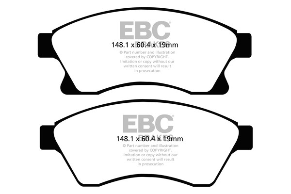 Stabdžių kaladėlės EBC "Ultimax" DPX2065