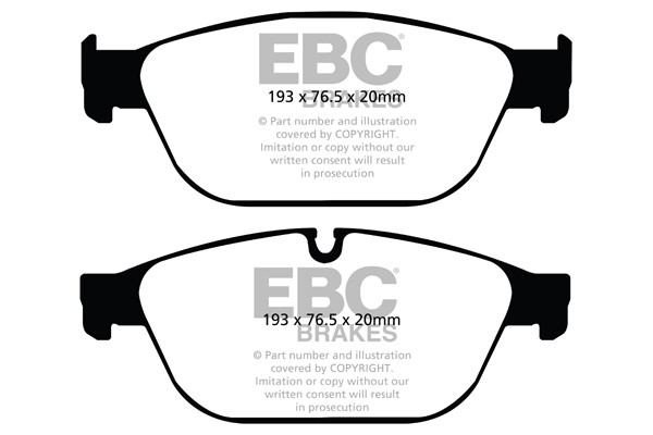 Stabdžių kaladėlės EBC "Ultimax" DPX2087