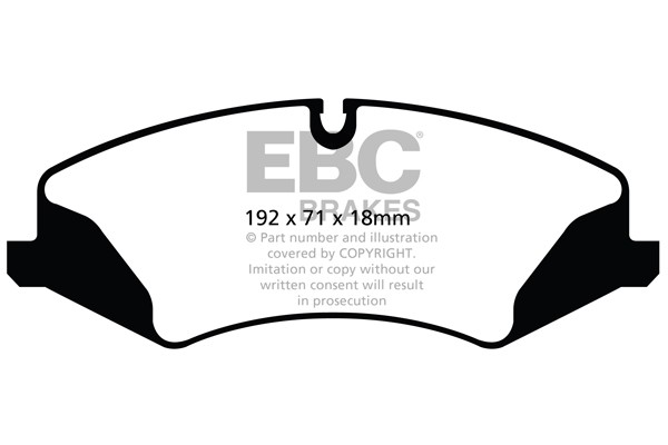 Stabdžių kaladėlės EBC "Ultimax" DPX2123