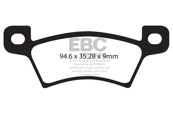 Stabdžių kaladėlės EBC "Ultimax" DPX2128