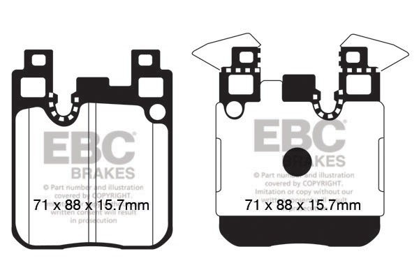 Stabdžių kaladėlės EBC "Ultimax" DPX2133