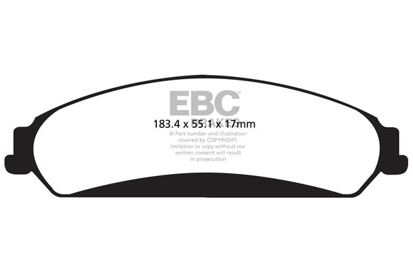 Stabdžių kaladėlės EBC "Ultimax" DPX2139