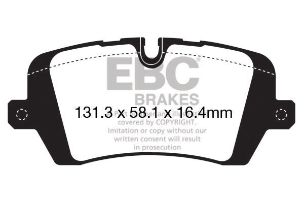 Stabdžių kaladėlės EBC "Ultimax" DPX2161