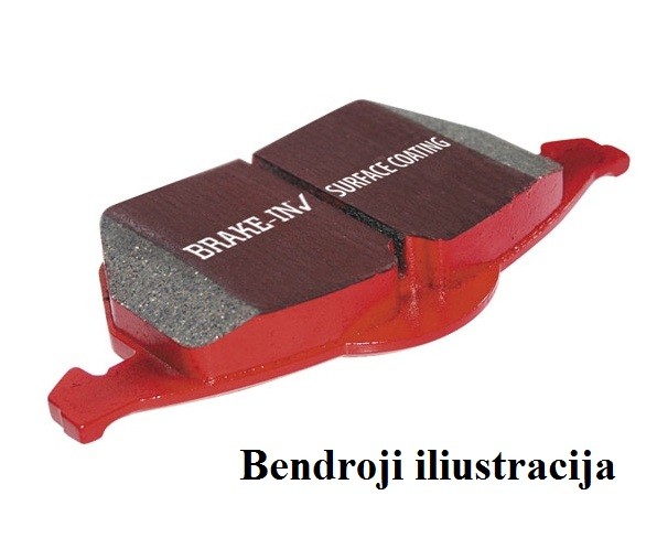 Stabdžių kaladėlės EBC "Redstuff" DP3032C