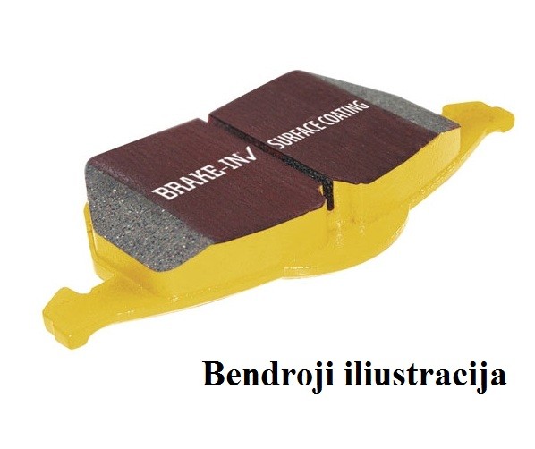 Stabdžių kaladėlės EBC "Yellowstuff" DP41082R