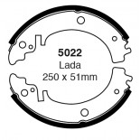 Būgninių stabdžių kaladėlės EBC 5022