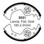 Būgninių stabdžių kaladėlės EBC 5031