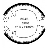 Būgninių stabdžių kaladėlės EBC 5046