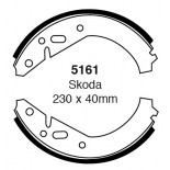 Būgninių stabdžių kaladėlės EBC 5161