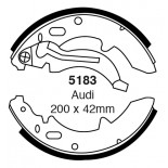 Būgninių stabdžių kaladėlės EBC 5183