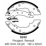 Būgninių stabdžių kaladėlės EBC 5243