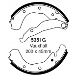 Būgninių stabdžių kaladėlės EBC 5351G