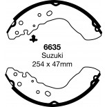 Būgninių stabdžių kaladėlės EBC 6635