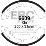 Būgninių stabdžių kaladėlės EBC 6639