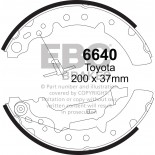 Būgninių stabdžių kaladėlės EBC 6640