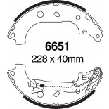 Būgninių stabdžių kaladėlės EBC 6651