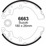 Būgninių stabdžių kaladėlės EBC 6663