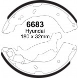 Būgninių stabdžių kaladėlės EBC 6683