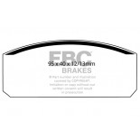 Stabdžių kaladėlės EBC "Ultimax" DP110