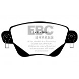 Stabdžių kaladėlės EBC "Ultimax" DP1350