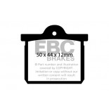 Stabdžių kaladėlės EBC "Ultimax" DP137