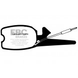 Stabdžių kaladėlės EBC "Ultimax" DP140