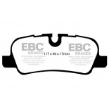 Stabdžių kaladėlės EBC "Ultimax" DP1542