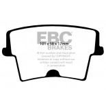 Stabdžių kaladėlės EBC "Ultimax" DP1722