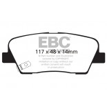 Stabdžių kaladėlės EBC "Ultimax" DP1806
