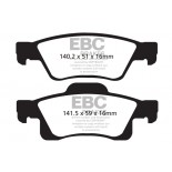 Stabdžių kaladėlės EBC "Ultimax" DP1872