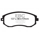 Stabdžių kaladėlės EBC "Ultimax" DP1884