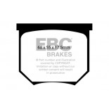 Stabdžių kaladėlės EBC "Greenstuff" DP2034