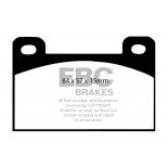 Stabdžių kaladėlės EBC "Ultimax" DP288