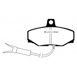 Stabdžių kaladėlės EBC "Redstuff" DP3757/2C