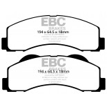 Stabdžių kaladėlės EBC "Yellowstuff" DP41855R