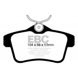 Stabdžių kaladėlės EBC "Yellowstuff" DP42053R