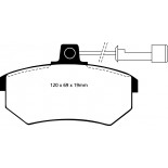 Stabdžių kaladėlės EBC "Yellowstuff" DP4486R