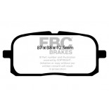 Stabdžių kaladėlės EBC "Ultimax" DP852