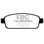 Stabdžių kaladėlės EBC "Ultimax" DPX2066